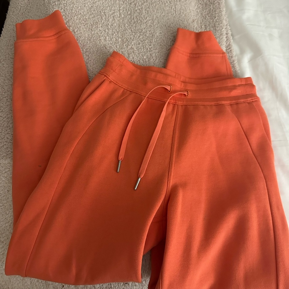 Vibrant Orange Sweatpants